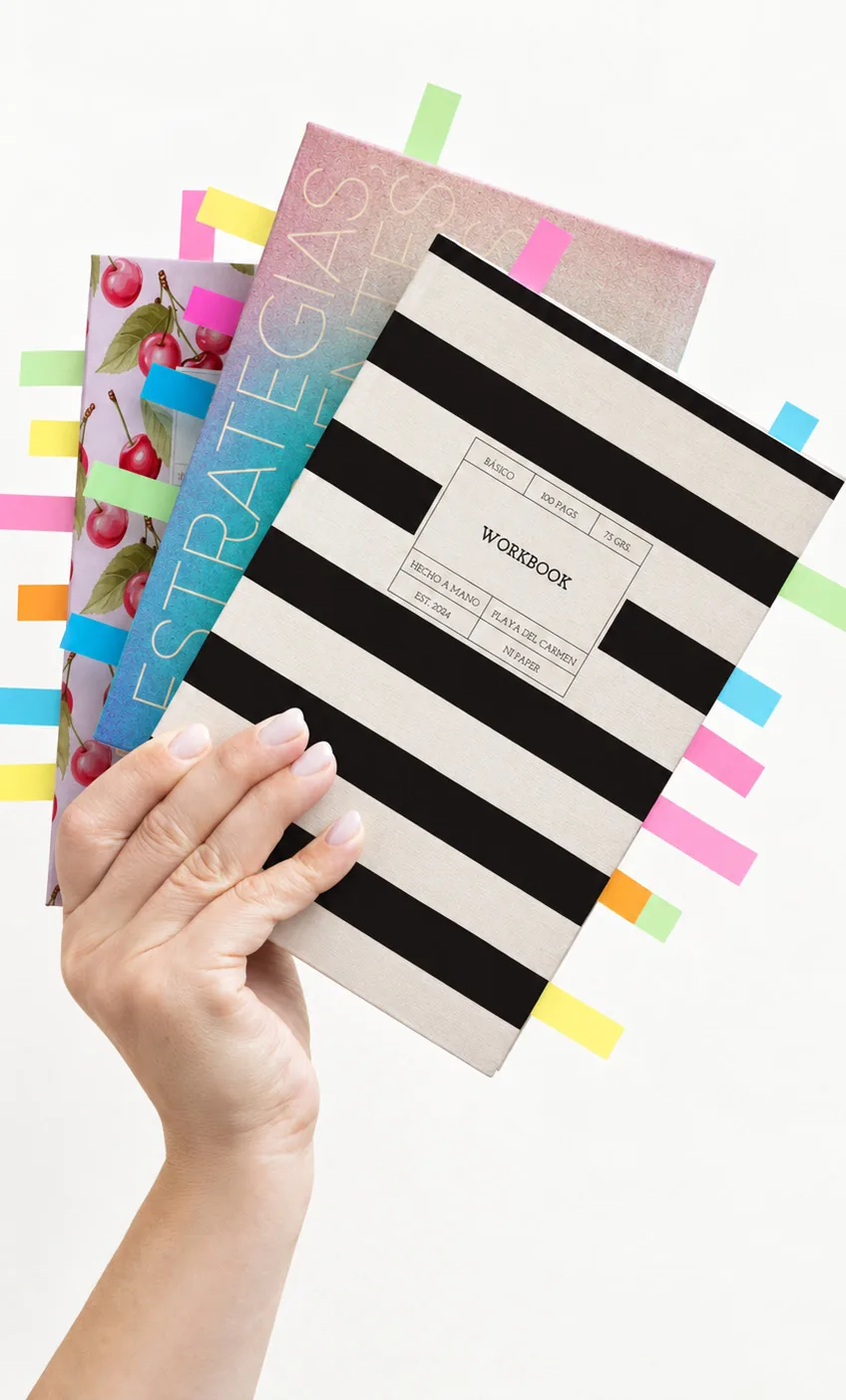 Libretas Ni Paper hechas a mano en distintos diseños
