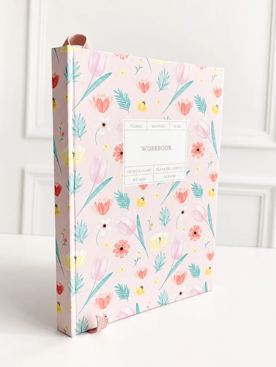 Workbook con estampado floral Ni Paper